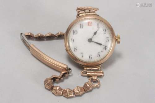 Ladies 9ct Gold Wristwatch,