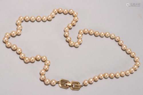 Givenchy Faux Pearl Necklace,