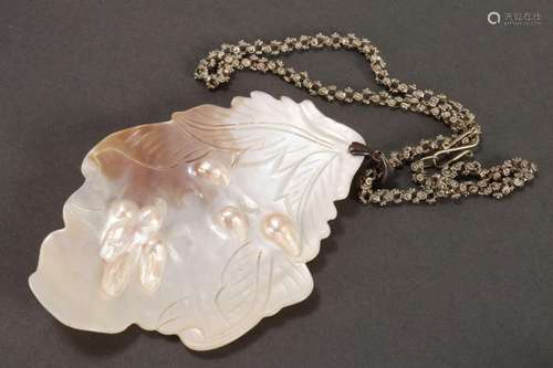 Large Mother of Pearl Pendant,