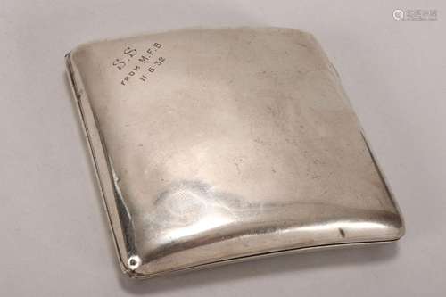 George V Sterling Silver Cigarette Case,