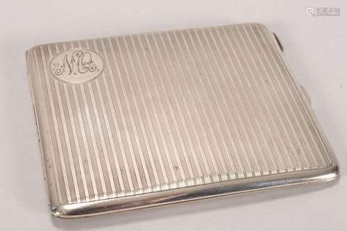 George V Sterling Silver Cigarette Case,