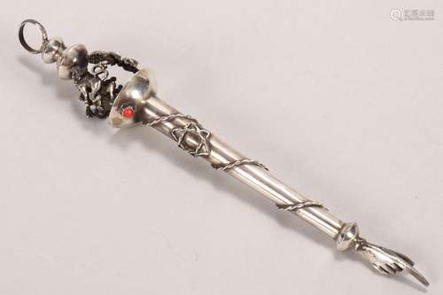 19th Century Russian Silver Torah Pointer,