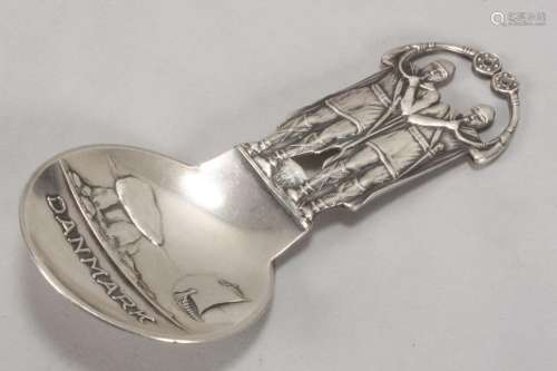 Continental silver Caddy Spoon,