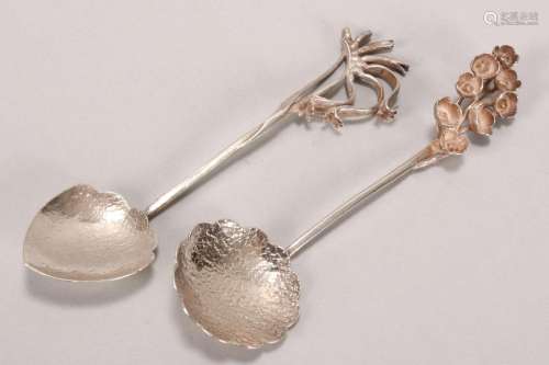 Pair of Australian Sterling Silver Souvenir Spoons