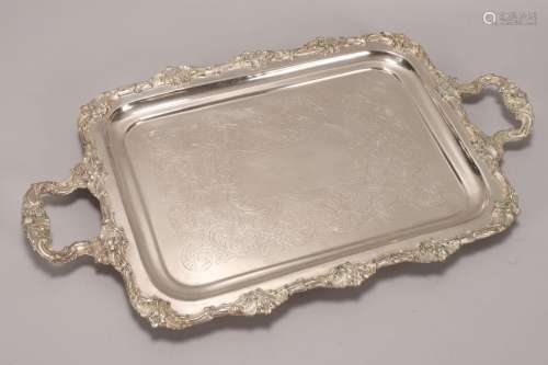 Large Silverplate Tray,