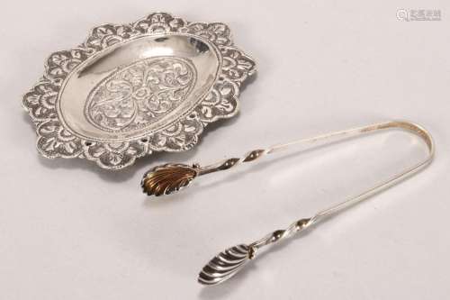 Indian Silver Pin Dish,