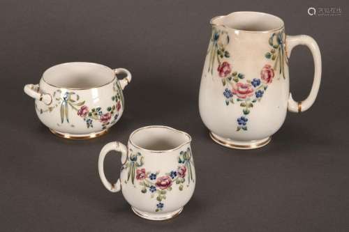 Three Pieces of MacIntyre Porcelain,