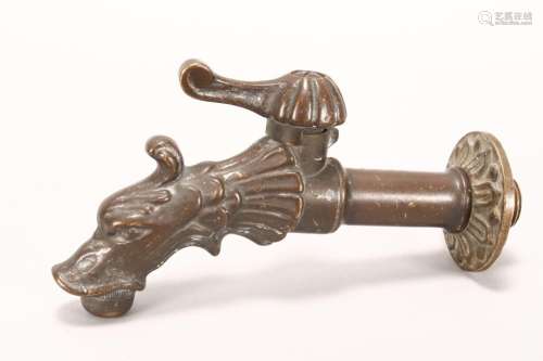 Figural Brass Faucet ,