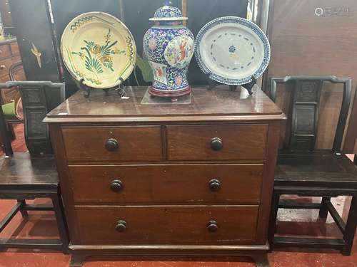 Late Victorian Mahogany Chest of Drawers,