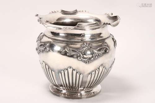 Sheffield Silver Plate Planter,