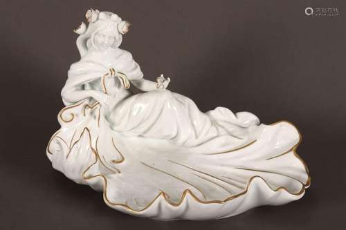 German Figural Dish,