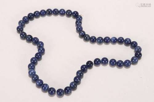 Lapis Lazuli Beaded Necklace,