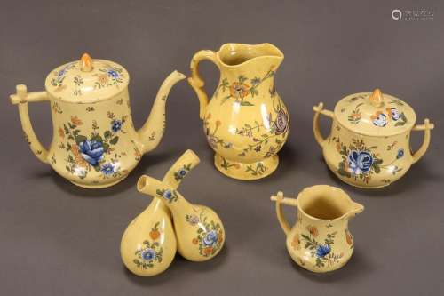 Five Pieces of Majolica,