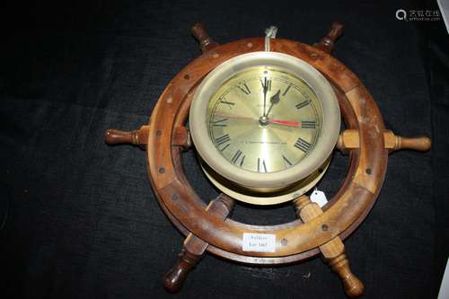 Brass Maritime Clock,