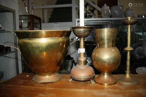 Three Brass Wares,