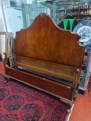 Queen Anne Style Double Bed,