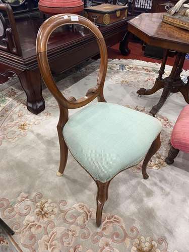 Victorian Balloon Back Dining Chair,