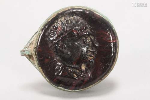 Possibly Antiquity Glass Pendant,