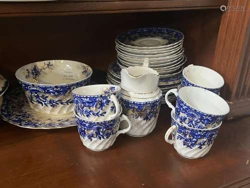 English Part Porcelain Tea Set,