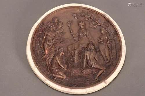 19th Century Neoclassical Plaque,