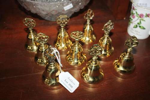 Nine Petit Brass Bells,