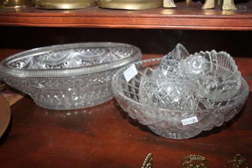 Three Crystal Bowls,