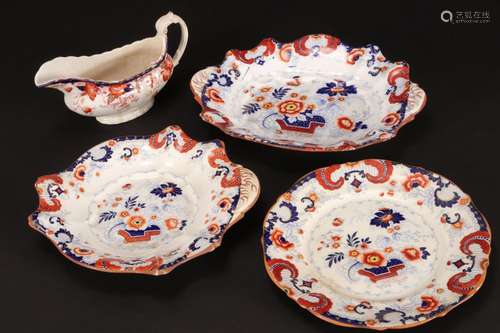 Four Pieces of 19th Century Porcelain,