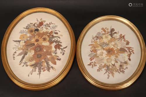 Two Flower Pressings by Margaret Kennedy Scott,