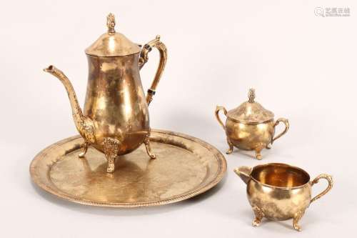 Brass Coffee Set,