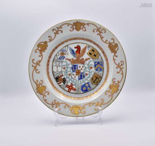 A CHINESE EXPORT ‘DUTCH-MARKET’ ‘FAMILLE-VERTE’ PORCELAIN AR...