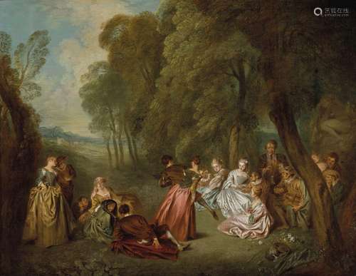 JEAN-BAPTISTE FRANÇOIS JOSEPH PATER (1695-1736)Les divertiss...