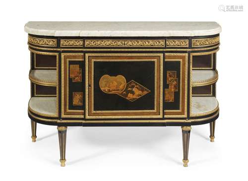 COMMODE A ENCOIGNURES D'EPOQUE LOUIS XVIATTRIBUEE A CLAUDE-C...