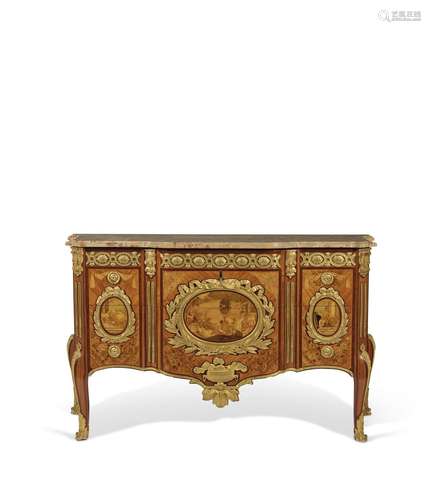 COMMODE D'ÉPOQUE TRANSITIONESTAMPILLE DE PIERRE-ANTOINE FOUL...