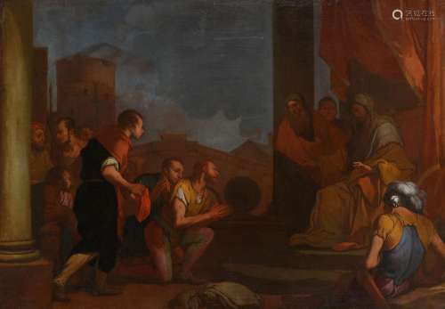 GIULIO CARPIONI (ITALIAN 1613-1678 ), JOSEPH PARDONS HIS BRO...