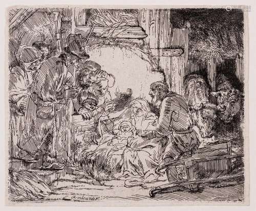 ‡ REMBRANDT VAN RIJN (DUTCH 1606-1669), THE ADORATION OF THE...