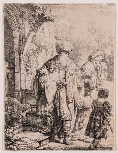 ‡ REMBRANDT VAN RIJN (DUTCH 1606-1669), ABRAHAM CASTING OUT ...