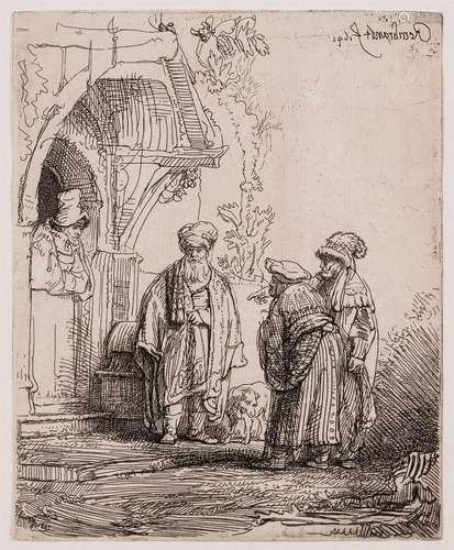 ‡ REMBRANDT VAN RIJN (DUTCH 1606-1669), THREE ORIENTAL FIGUR...