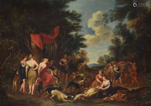 CIRCLE OF JACOB DE WET THE YOUNGER (DUTCH 1641-1697), DIANA ...
