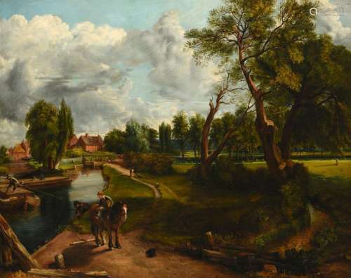 AFTER JOHN CONSTABLE, FLATFORD MILL ('SCENE ON A NAVIGABLE R...