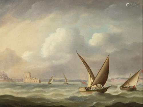 ATTRIBUTED TO THOMAS BUTTERWORTH (BRITISH 1768-1842), SHIPPI...