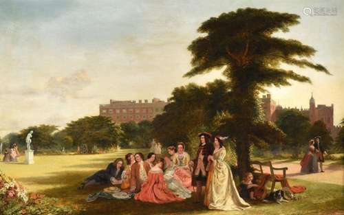 JAMES DIGMAN WINGFIELD (BRITISH 1800-1872), THE PALACE GARDE...