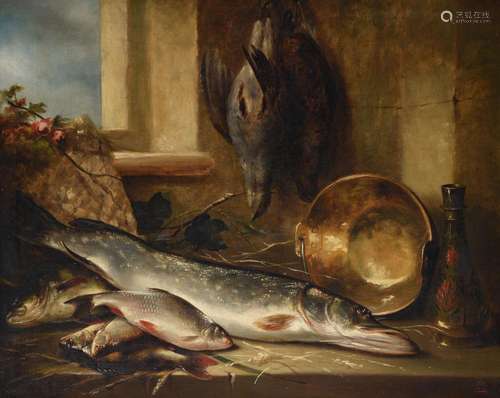 CONTINENTAL SCHOOL (19TH CENTURY), A STILL LIFE OF GAME AND ...