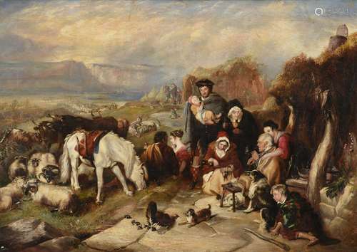 AFTER SIR EDWIN LANDSEER, THE DROVER'S DEPARTURE: A SCENE IN...