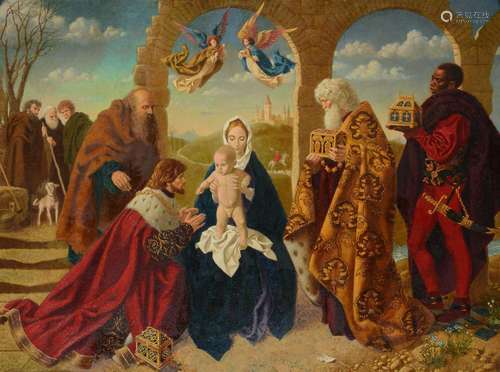 MANNER OF FRANK CADOGAN COWPER, THE ADORATION OF THE MAGI