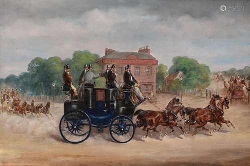 SAMUEL HENRY ALKEN (BRITISH 1810-1894), DRAGS OF THE FOUR-IN...