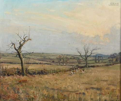 λ LIONEL EDWARDS (BRITISH 1878-1966), THE QUORN AT QUENBY