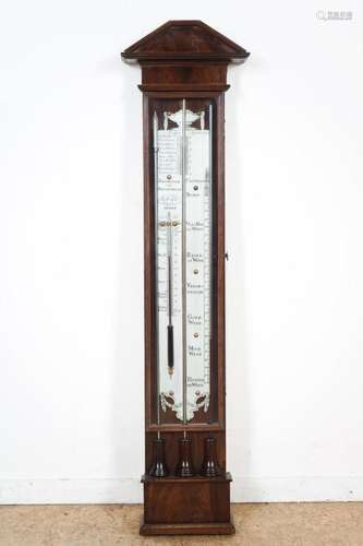 Mahoniehouten bakbarometer D.A. Sala