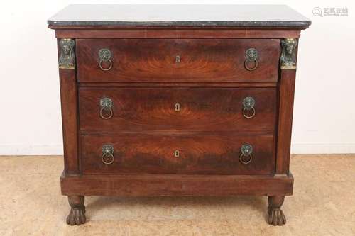 Empire mahonie commode