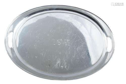 Alvin Alvin Sterling Silver Oval Serving Tray 1920, S97, L 2...