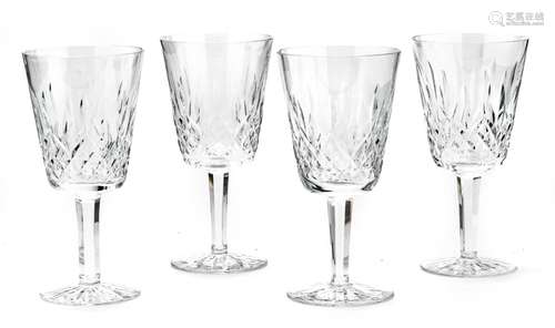 Waterford Waterford (Irish) Lismore Pattern Crystal Water Gl...